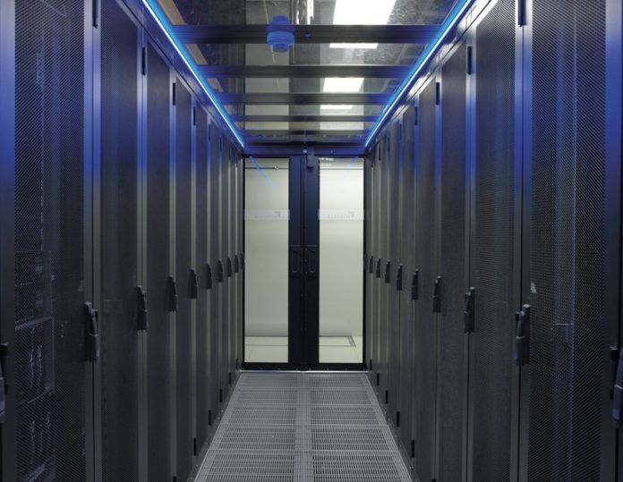 Das Innere eines Rechenzentrums