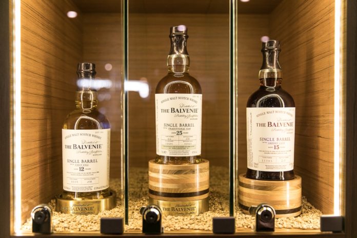 Drei edle BALVENIE Single Malts