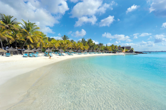 Strand von Mauritius