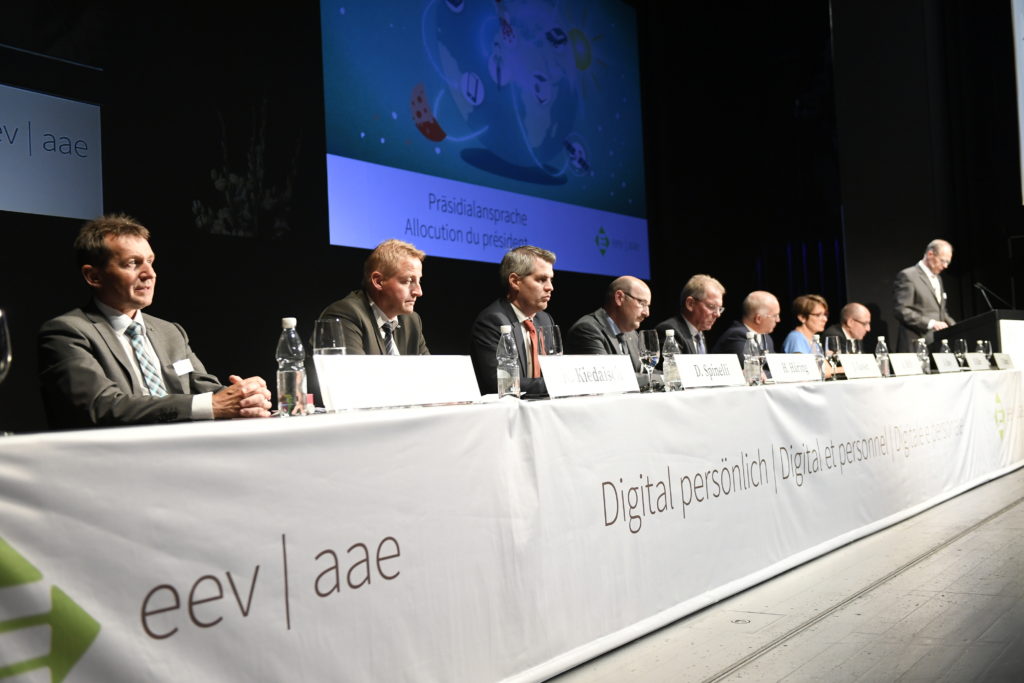 Impression von der eev GV 2018 in Winterthur. 