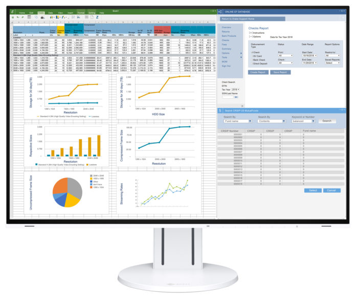 Front eines Monitors von EIZO