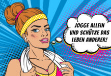 Mit frechen Sprüchen und knalligen Farben gegen Leichtsinn