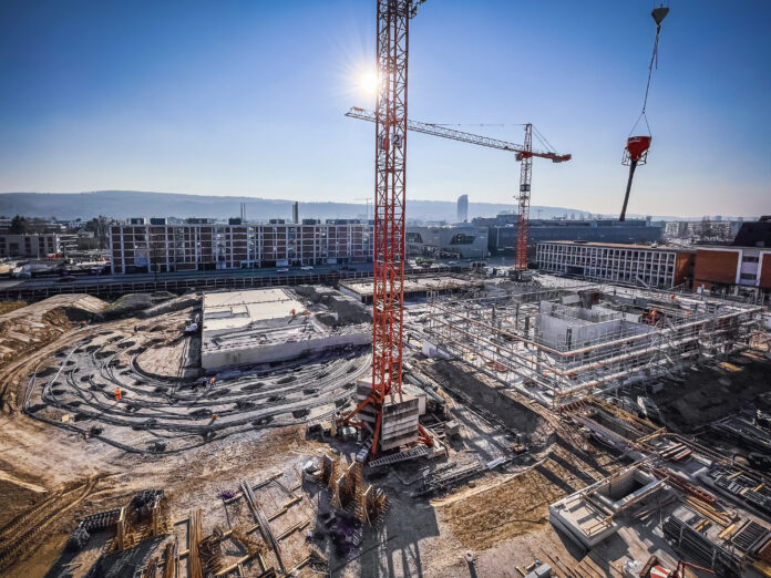 Foto: Erdsondenfeld Empa, in Dübendorf/zh