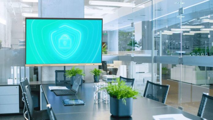 BenQ RE9804FV: All-in-One-Konferenzlösung mit integrierter 4K-Kamera, Mikrofonarray und Google EDLA-Zertifizierung. Quelle: BenQ.