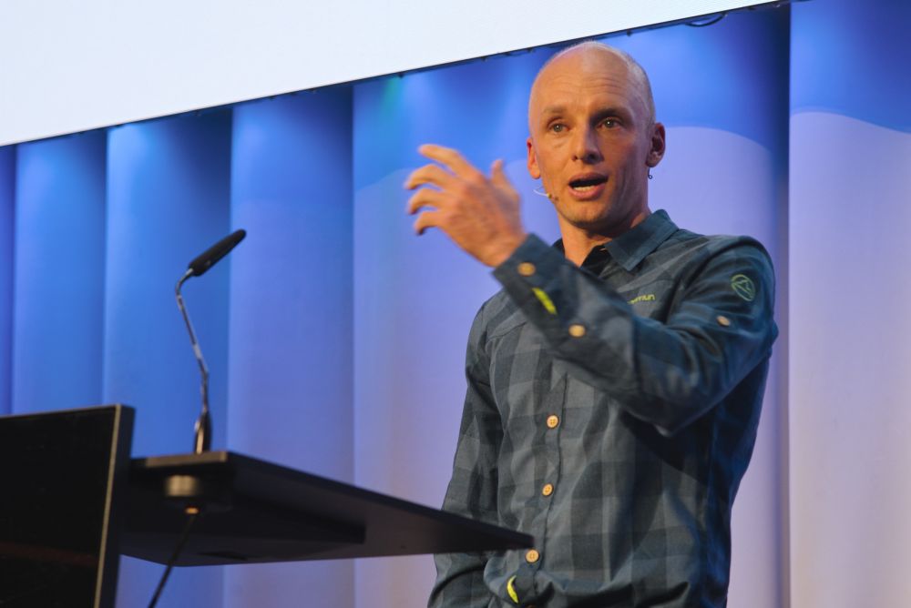 Karl Egloff teilte seine Geschichte und die Herausforderungen. Bild: Markus Senn.