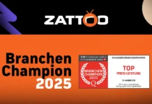 Zattoo gehört zu den Besten Fotoquelle: Zattoo AG